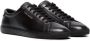 Saint Laurent Zwarte Leren Lage Sneakers Black Heren - Thumbnail 1