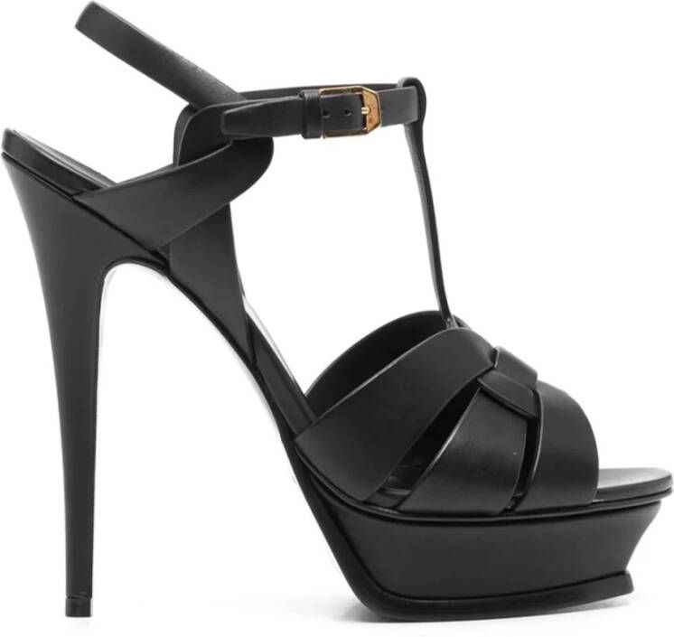 Saint Laurent Stijlvolle Sandalen voor Zomeroutfits Black Dames