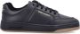 Saint Laurent Zwarte Leren Sneakers SL 61 Black Heren - Thumbnail 1