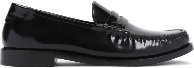 Saint Laurent Zwarte Loafer Schoenen voor Vrouwen Black Dames