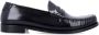 Saint Laurent Zwarte Monogram Penny Loafer Black Dames - Thumbnail 1