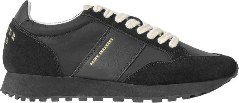 Saint Sneakers Luxe Nero Sneakers voor Mannen Black Heren