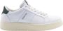 Saint Sneakers Witte Leren Groene Top Sneakers White Heren - Thumbnail 1