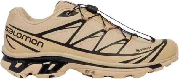 Salomon Gore-Tex Sneakers met Quicklace Veters Beige Heren