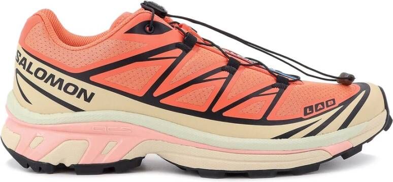 Salomon Iconische synthetische stoffen sneakers met Quicklace Orange Heren