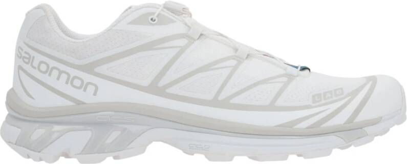 Salomon Lage Mesh Sneaker in het wit White Heren