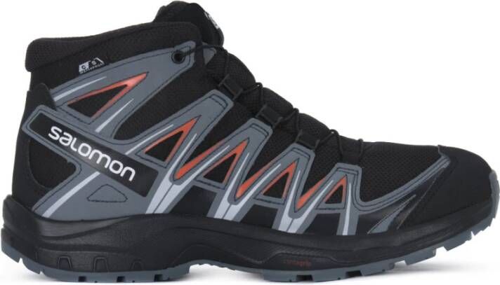 Salomon Kids XA Pro 3D Mid CSWP Shoes:Black Grey:Kid's UK Schoenen