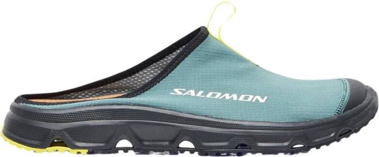 Salomon Lichtgewicht Slip-On Schoenen met Logo Applique Green Heren