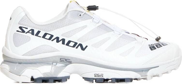 Salomon Mesh Sneakers in Wit en Grijs White Dames