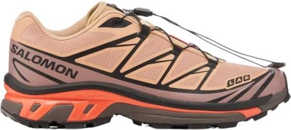 Salomon Mesh Xt-6 Sneakers met Quicklace Systeem Pink Heren