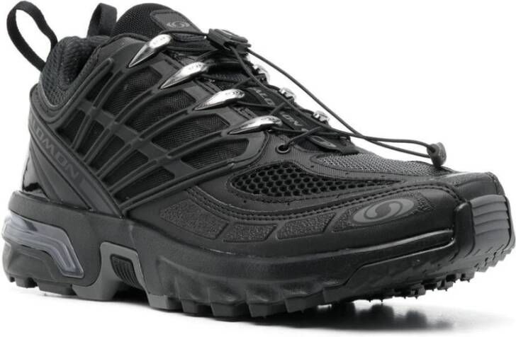 Salomon Retro ACS PRO Sneakers `Triple Black` Zwart Heren