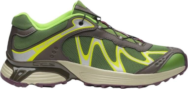 Salomon Sneakers met Mesh Panel en Quick-Lace Green Heren