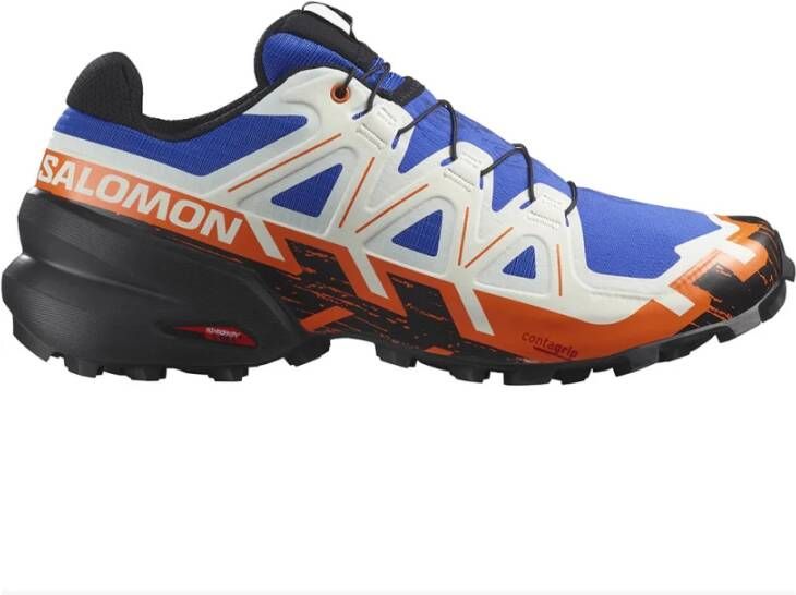 Salomon Speedcross 6 Outdoor Sneakers Blauw Heren