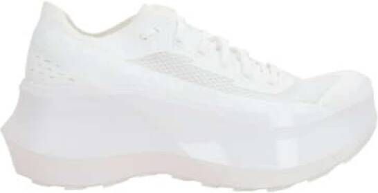 Salomon Witte Mesh Sneaker Platform White Dames