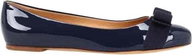 Salvatore Ferragamo Ballerinas Blue Dames