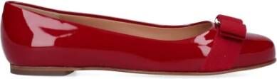 Salvatore Ferragamo Ballerina`s Rood Dames