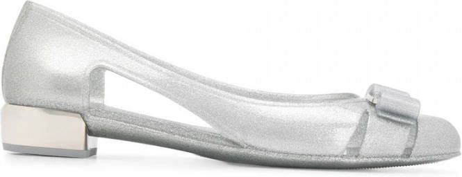 Salvatore Ferragamo Be Ballet Flats Grijs Dames