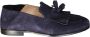 Salvatore Ferragamo Blauwe Loafer Schoenen met Franje Detail Blue Heren - Thumbnail 2