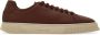 Salvatore Ferragamo Bruine leren lage sneakers Brown Heren - Thumbnail 1