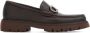 Salvatore Ferragamo Bruine Leren Loafer Schoen Brown Heren - Thumbnail 1