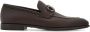 Salvatore Ferragamo Bruine platte loafers van generfd leer schoenen Brown Heren - Thumbnail 1