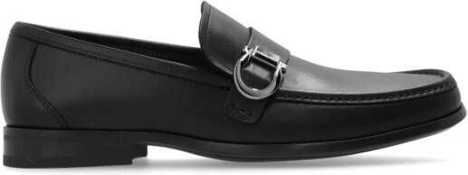 Salvatore Ferragamo Klassieke leren loafers Brown Heren