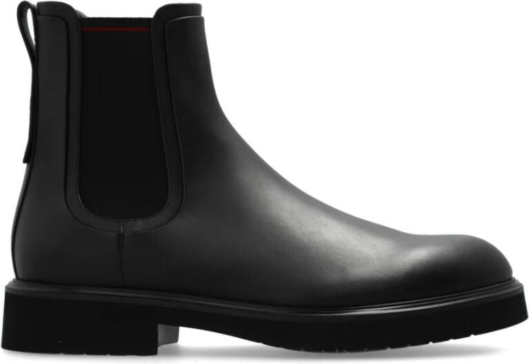 Salvatore Ferragamo Chelsea Boots Cezanne Black Heren