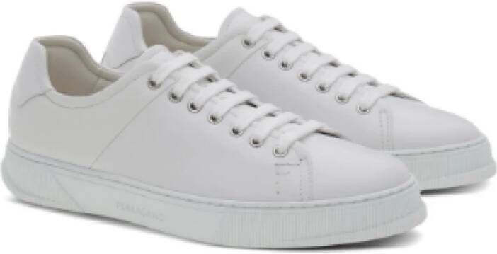 Salvatore Ferragamo Clayton Sneakers White Heren