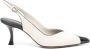 Salvatore Ferragamo Ecru Slingback Pumps met puntige neus White Dames - Thumbnail 1