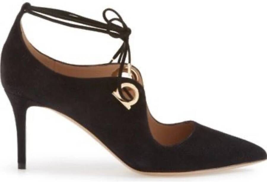 Salvatore Ferragamo Elegante Decollete Schoenen voor Vrouwen Black Dames