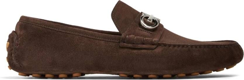 Salvatore Ferragamo Elegante Grazioso Loafers voor Heren Brown Heren