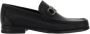 Salvatore Ferragamo Stijlvolle Calf Loafers voor Heren Black Heren - Thumbnail 12