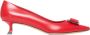 Salvatore Ferragamo Elegante Leren Schoenen Red Dames - Thumbnail 1