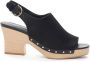 Salvatore Ferragamo Elegante Zwarte Leren Sandalen Black Dames - Thumbnail 1