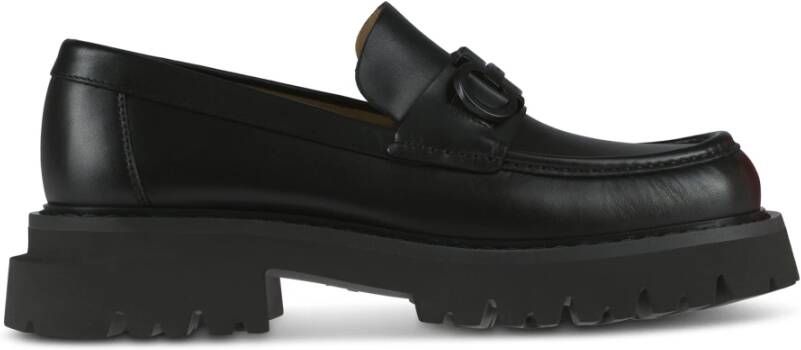 Salvatore Ferragamo Klassieke Florian Loafer in Zwart Biscotto Black Heren