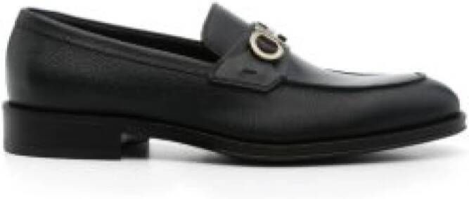 Salvatore Ferragamo Gancini Loafers Blue Heren