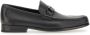 Salvatore Ferragamo Gancini Moccasin Ornament Hak Black Heren - Thumbnail 1