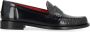 Salvatore Ferragamo Geborsteld leren loafers Black Dames - Thumbnail 1