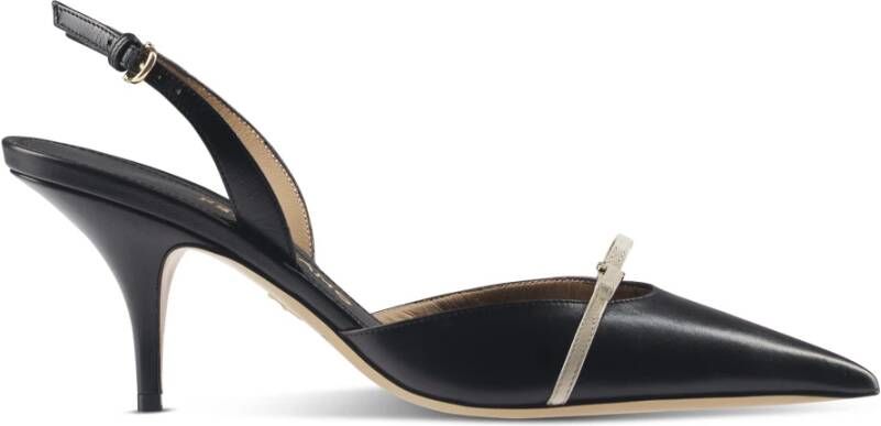 Salvatore Ferragamo Gehakte Mini Strik Sandalen Black Dames