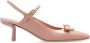 Salvatore Ferragamo Roze leren slingback pumps Pink Dames - Thumbnail 1