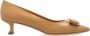 Salvatore Ferragamo Hakken 'Zelma' door Beige Dames - Thumbnail 3