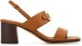 Salvatore Ferragamo High Heel Sandals Brown Dames - Thumbnail 1