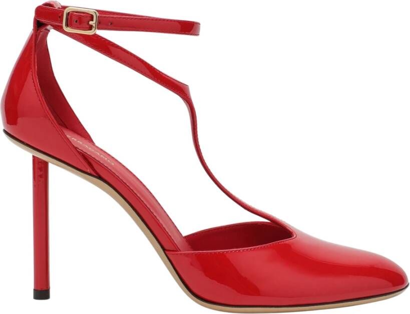 Salvatore Ferragamo Hoge Hak Lysandra Pumps Red Dames