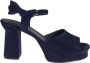 Salvatore Ferragamo Hoge hak sandalen Blauw Dames - Thumbnail 1