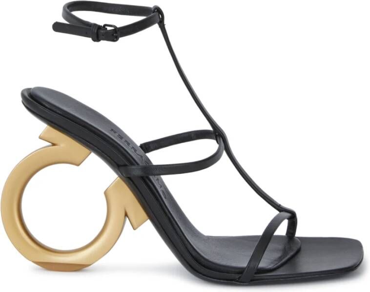 Salvatore Ferragamo Hoge hak sandalen voor vrouwen Black Dames