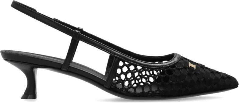 Salvatore Ferragamo Zwarte Clizia sandalen met hak Black Dames