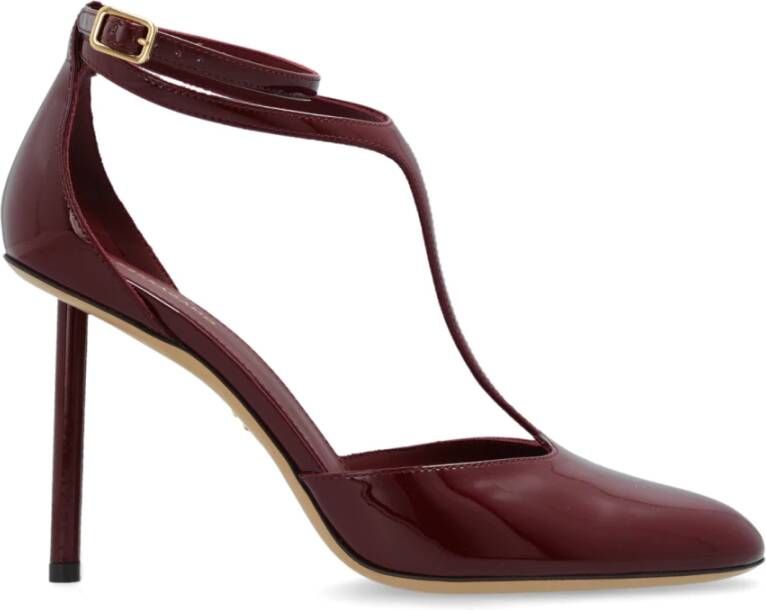 Salvatore Ferragamo Bordeaux Hak Lysandra Schoen Red Dames