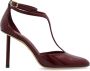 Salvatore Ferragamo Bordeaux Hak Lysandra Schoen Red Dames - Thumbnail 5