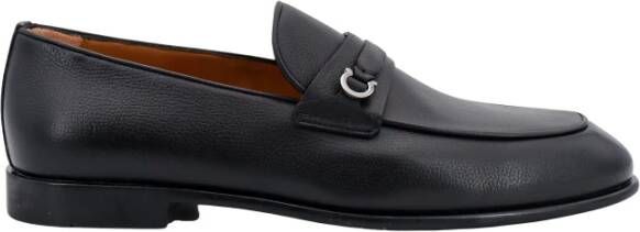 Salvatore Ferragamo Iconische Leren Loafer Black Heren