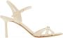 Salvatore Ferragamo Ivoor Leren Hagedis Sandalen Beige Dames - Thumbnail 1